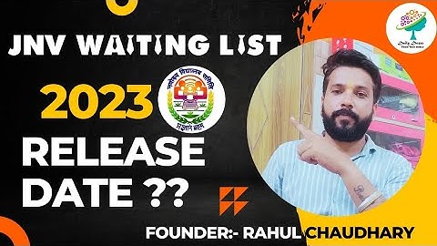 declared date of waiting list 🔴live | jnv result 2023 class 6 and class 11