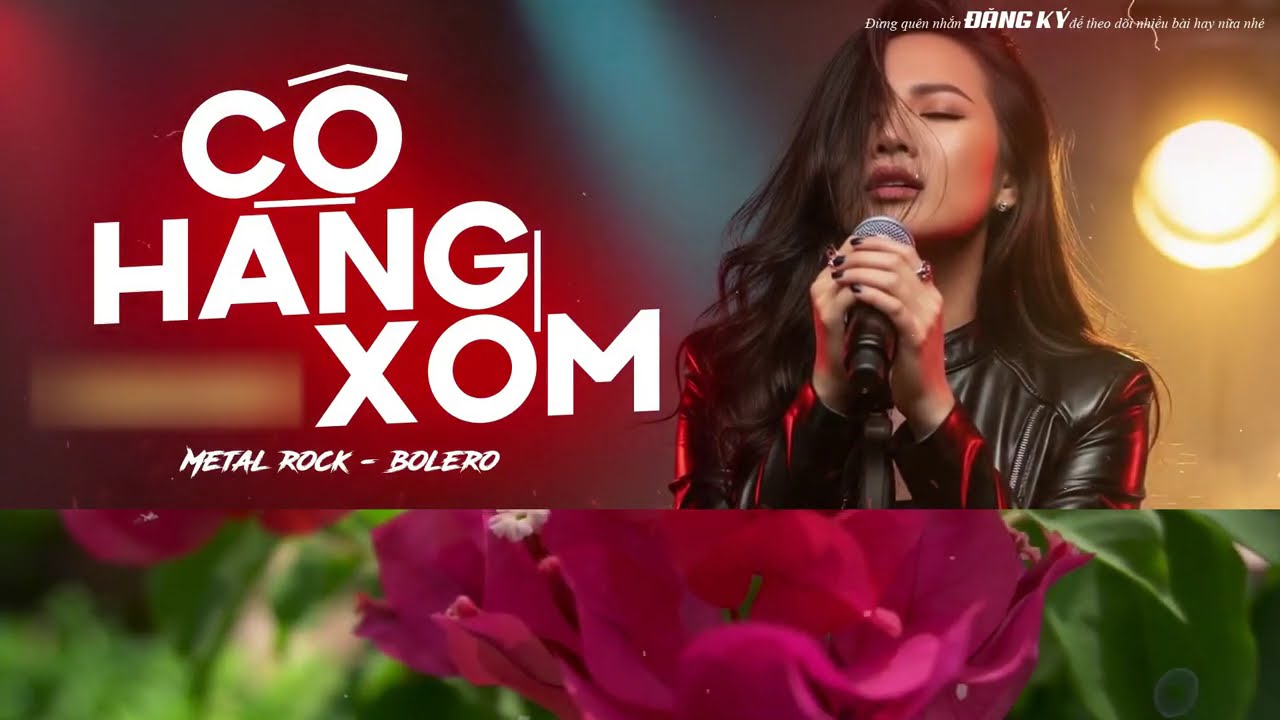 KARAOKE TONE | Cô Hàng Xóm (Metal Rock Version) - Bolero Rock Cực Cháy | AI Hát Dốc