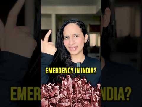 Will India have an EMERGENCY, again?😳