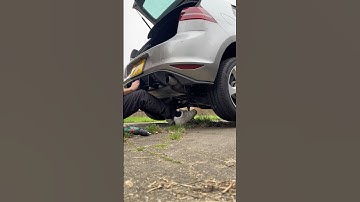 Installing a rear diffuser on my Mk7 Golf GTI