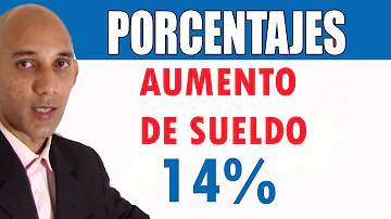 ¿Cuál es el porcentaje de aumento de salario?