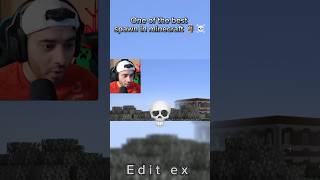 One of the best spawn in minecraft | Luckiest clip of minecraft youtuber | #smartypie #minecraft