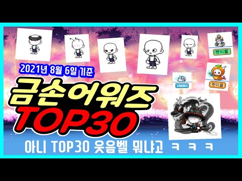 [한자] <strong>메이플</strong> 금손어워즈 오늘자 부문별 1~30등 떴네요~ 근데 이거 은근 웃겨요 ㅋㅋ (순위는 <strong>매일</strong> 갱신됩니다!! [메이플스토리]