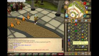 Runescape 99 FireMaking skill cape by Joel.