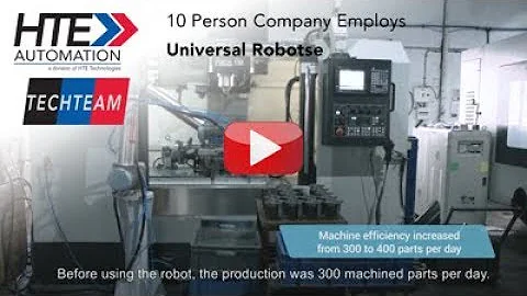 Small 10 employee Company increase the production with UR10