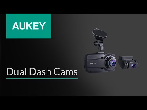 AUKEY 1080p Dual Dash Cams Front and Rear DR03