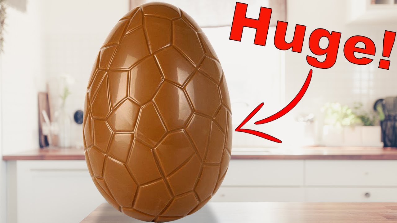 ⁣How To Make a Giant Chocolate Easter Egg
