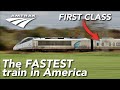 New York City to Boston onboard the Acela Express FIRST CLASS review