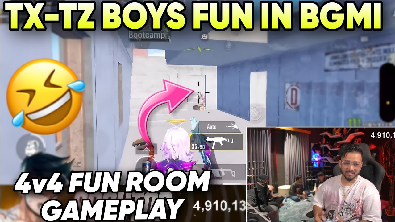 Tz Fun TX-TZ boys fun custom room in BGMI 😂🔥 - YouTube
