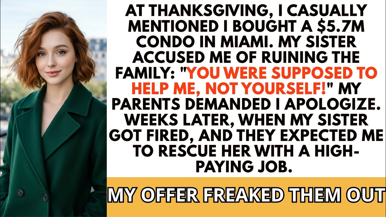Моя сестра назвала меня эгоистом за покупку квартиры за 5,7 миллиона долларов, а потом, когда её ...