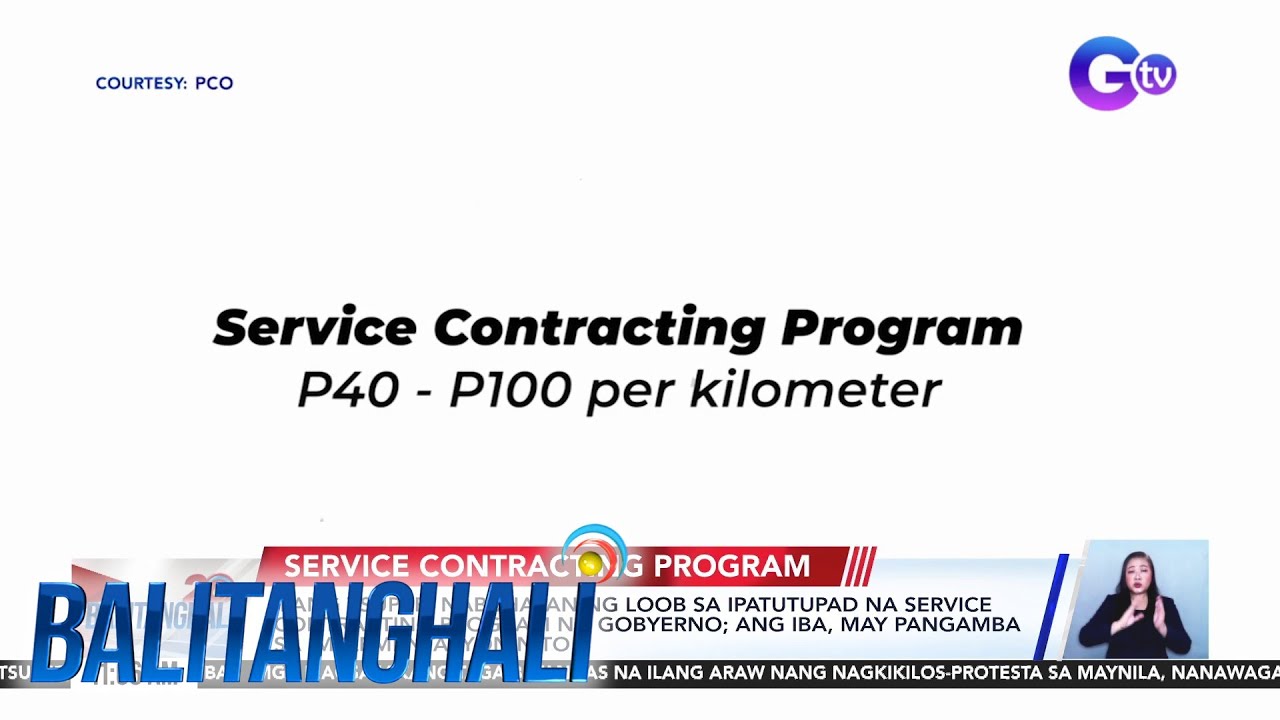 Reaksyon ng ilang tsuper sa service contracting program | Balitanghali ...