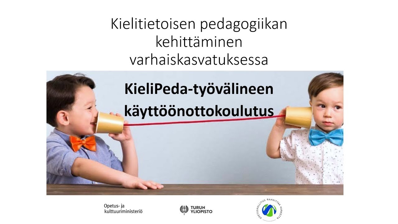 KieliPeda-työvälineen käyttöönottokoulutus