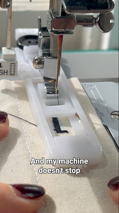 How to sew buttonholes using your sewing machine! | #sewing #sewinghacks #shorts #sewingtutorial