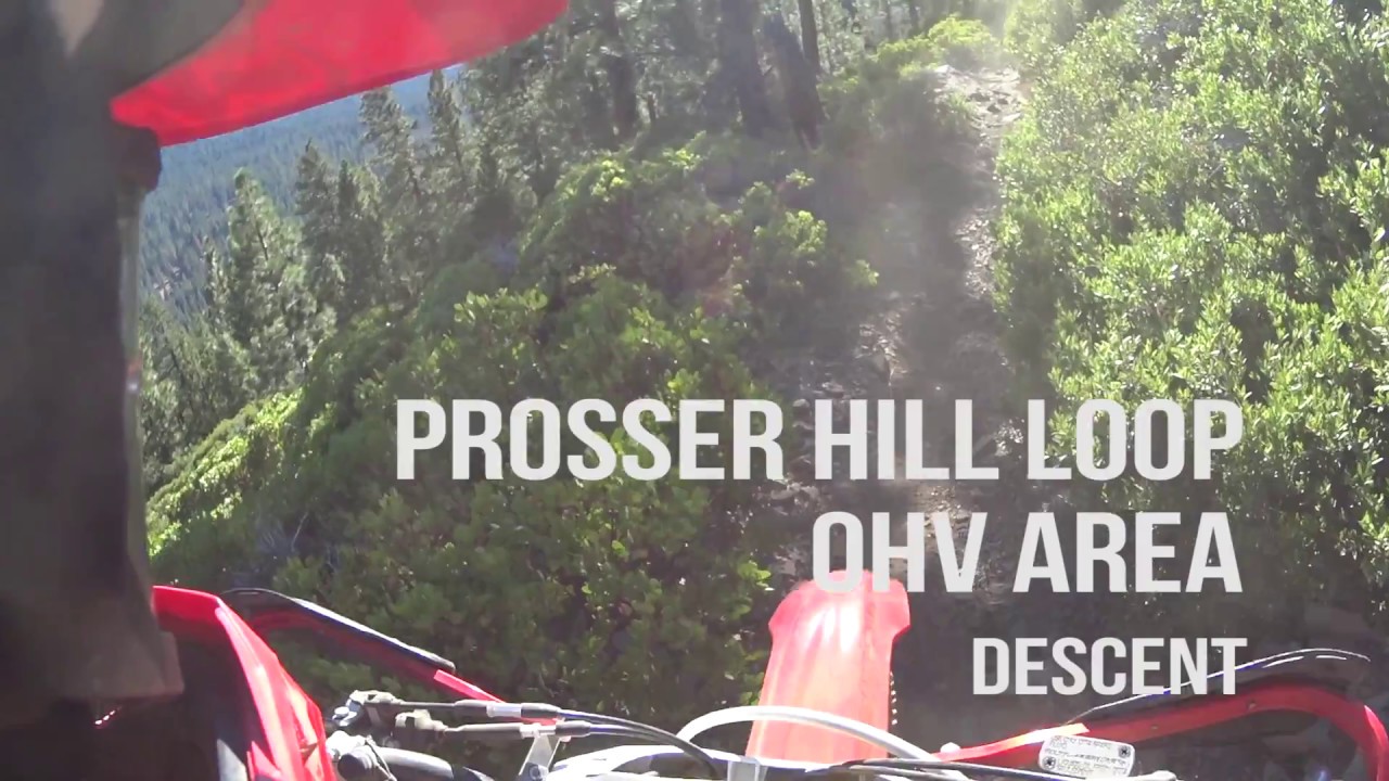Prosser Hill Loop OHV Dirt Bike Single Track Descent Truckee, Ca
