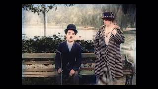 Charlie Chaplin in RECREATION (1914) - color (Laurel & Hardy)