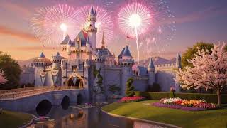Magical Sunset Over Enchanted Fantasy Castle with Fireworks 🌅✨ screenshot 5