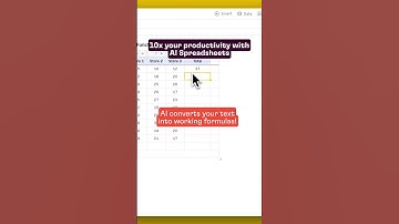 Use AI Spreadsheets and stop worrying about formulas. Just ask it. | AI Spreadsheet Hack #76