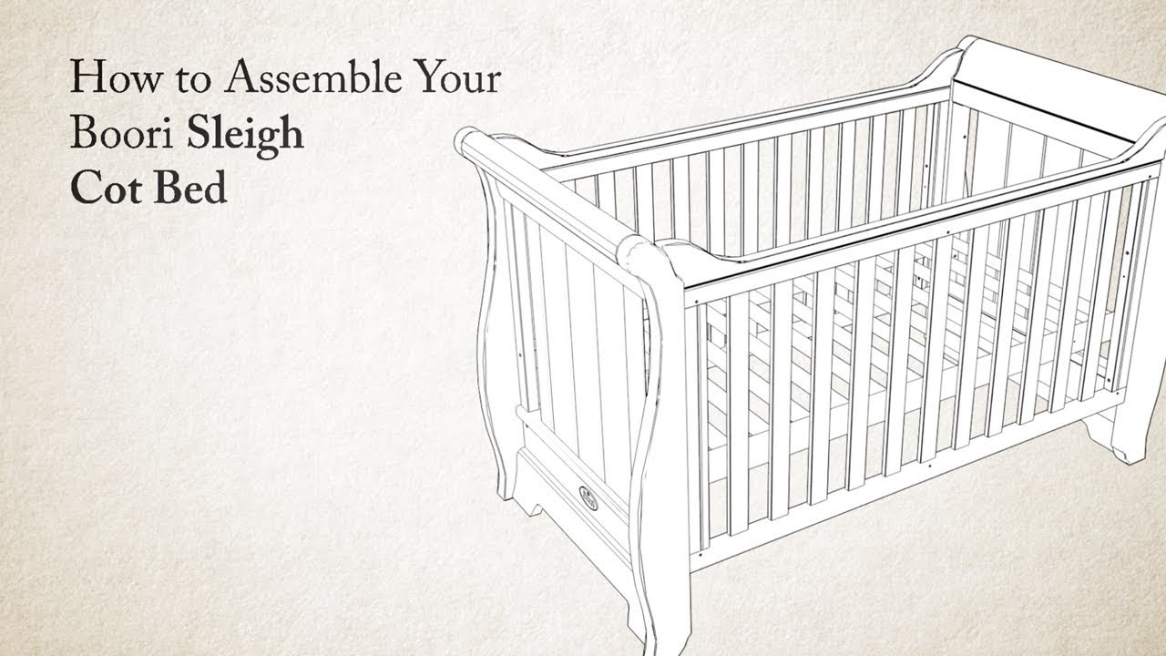 mamas and papas sleigh cot bed instructions