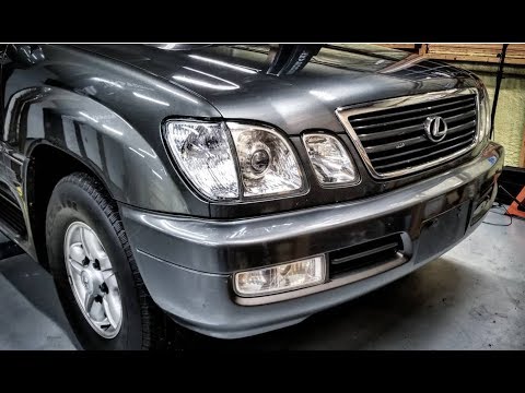 Lexus LX470 Clear Corner Lights w/LEDs Install