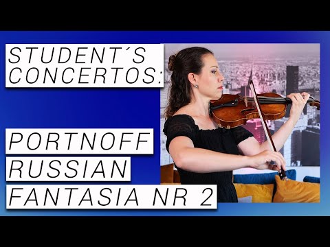 Leo Portnoff: Russian Fantasia No 2 - violin + piano