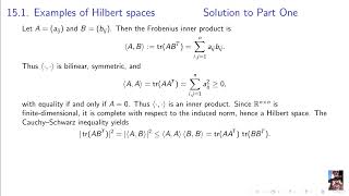 Functional Analysis_15.  Inner Products and Orthogonality_15.1. Examples of Hilbert spaces