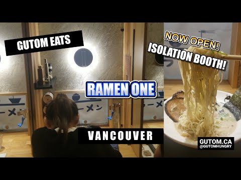 NOW OPEN! RAMEN ONE PERSONAL RAMEN BOOTH RESTAURANT SOLO DINING | #FOOD #STREETFOOD #JAPANESEFOOD