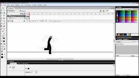 macromedia flash 8: run cycle