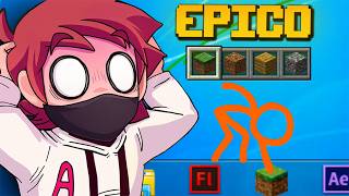 AQUINO reacciona ANIMACION vs MINECRAFT