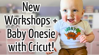 Diy Alex Workshops St Patricks Day Cricut Onesie With Htv