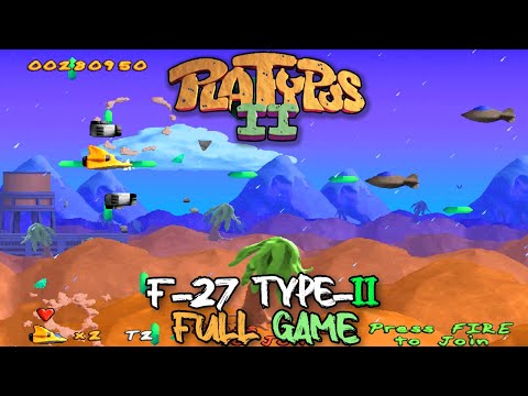 PLATYPUS 2 - Gameplay Walkthrough FULL GAME (F-27 TYPE-2) 1080P 60FPS