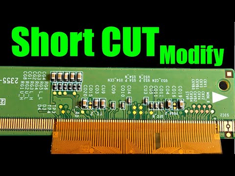 LED TV Panel Repair short cut modify 