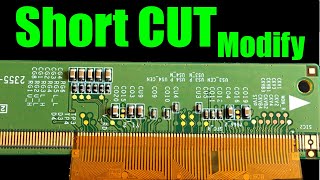 LED TV Panel Repair(short cut modify)