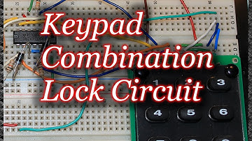 Keypad Combination Lock Circuit