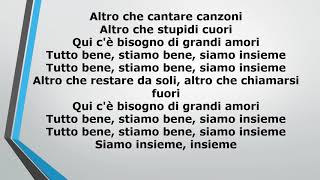 Francesco Renga - Insieme: Grandi Amori - Testo