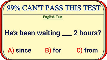 Can You Pass This Impossible English Grammar Test? Only 1% Get a Perfect Score!”