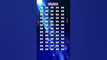 Can you find 98? #puzzle #brainteaser #numberchallenge #shorts