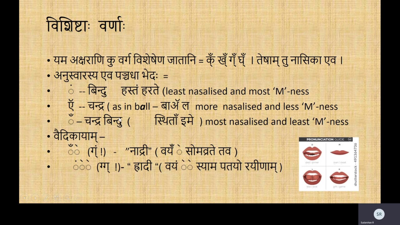 Different Anusvaras | Varna 5  | Special letters |