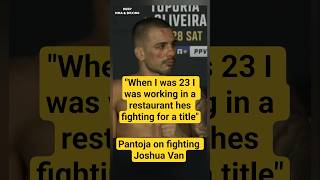 Alexandre Pantoja On Fighting Joshua Van Next