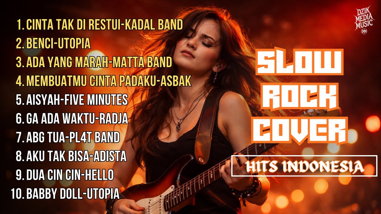 Kumpulan Lagu Slow Rock Cover Hits Indonesia🎸Enak Buat Santai, Kerja & Nongkrong