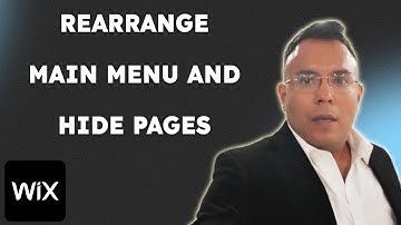 How To Rearrange Your Main Menu And Hide Pages In Wix  { 2025 edition }