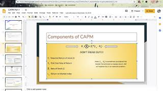 CAPM Part 2