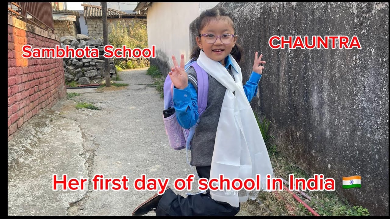 First day of school in India 🇮🇳. Best decision so far.#tibetanvlogger 