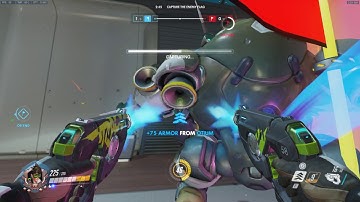 Overwatch CTF: Raptor goes 11 and 1 on Tracer w/ Score Board for flag captures