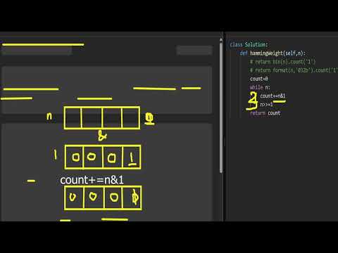 Leetcode 191.  Number of 1 Bits 🏃🏼‍➡️Classic bit manipulation or Brian 's smart optimization!🚀