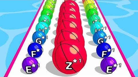 A-Z Run 🔵🟡❤️ MAX LEVELS All Levels Gameplay Walkthrough Android, iOS BIG UPDATE!!!