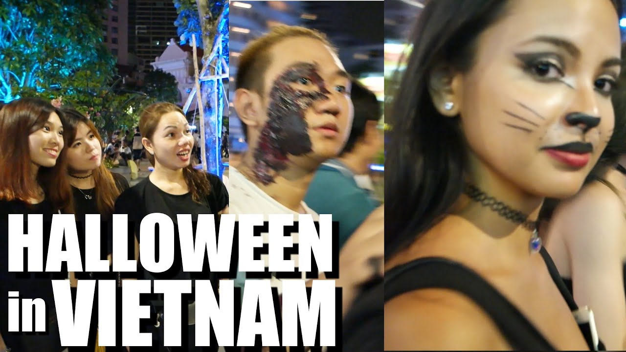 Halloween 2015 in SAIGON, VIETNAM on Nguyen Hue St. YouTube
