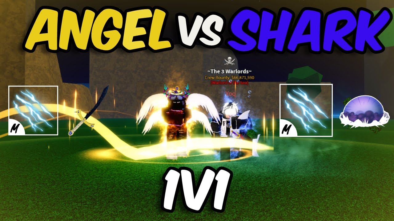 Shark v4 vs Angel v4 in Blox Fruits