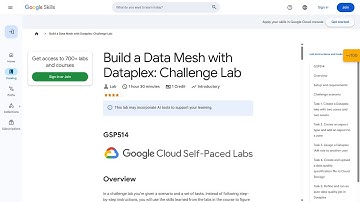 Build a Data Mesh with Dataplex: Challenge Lab GSP514