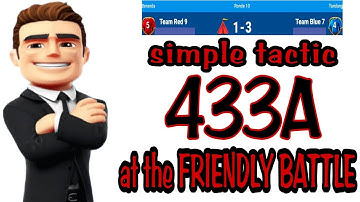 OSM TACTIC 2022 : SIMPLE TACTIC 433A OSM at the FRIENDLY BATTLE
