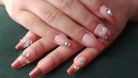 The Most Beautiful Nails Extension || How To Apply And Remove 😍